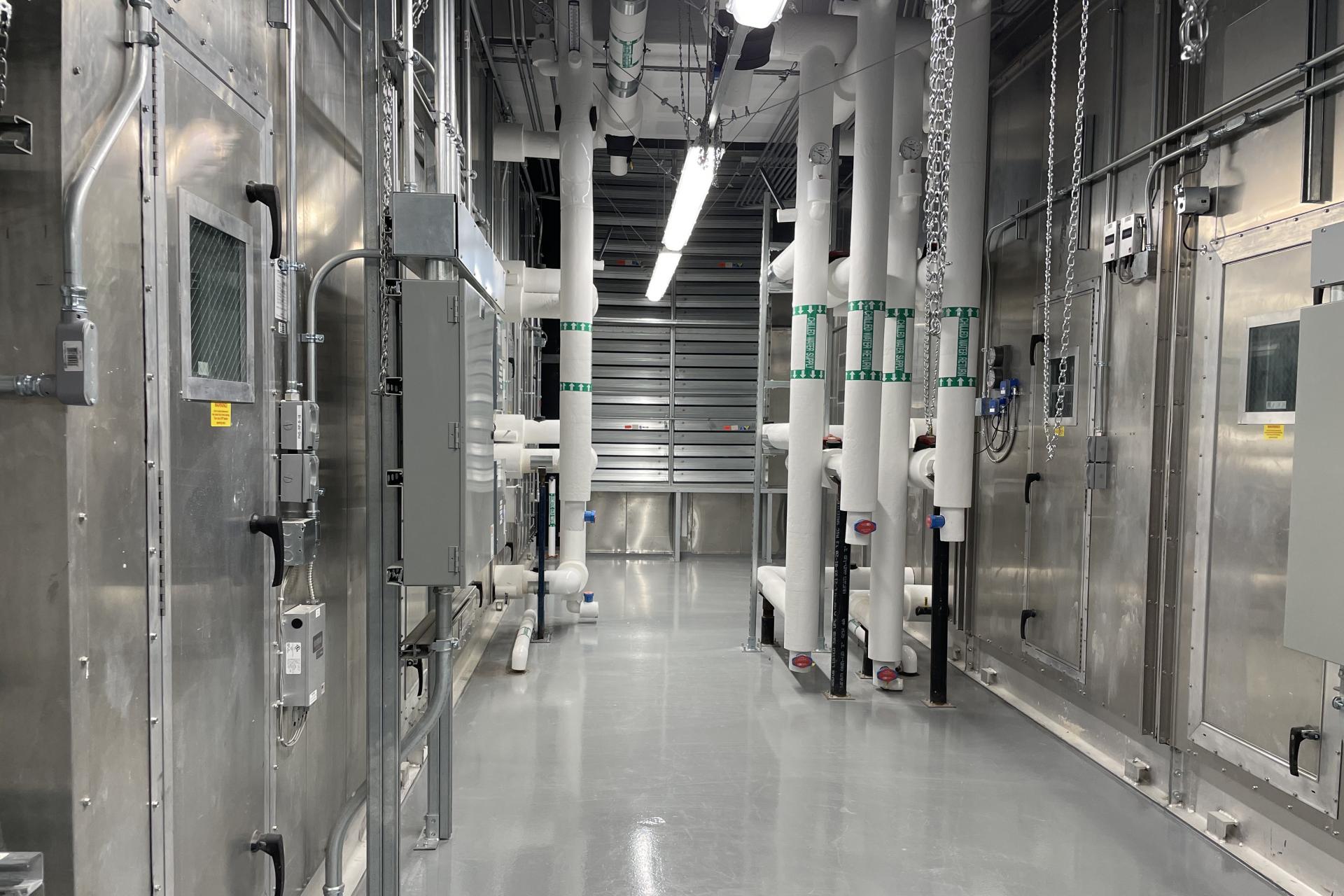 Interior of completed penthouse MER